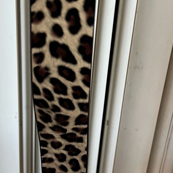 Leopard-Print Velvet Belt For Women (43 Inches - Picture 3 of 8